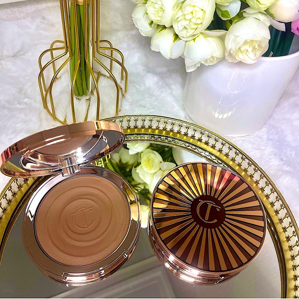 🆕🤎CHARLOTTE TILBURY: #2 MED Beautiful Skin Sun-Kissed Glow Bronzer